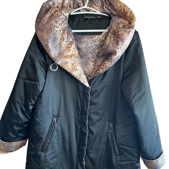𝅺SANDRA Steiner Plus Size Coat with Hood EUC - Picture 2 of 15